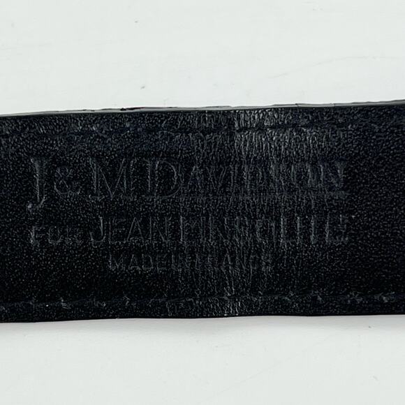 J & M Davidson for Jean L’Insolite black crocodile belt main image 7